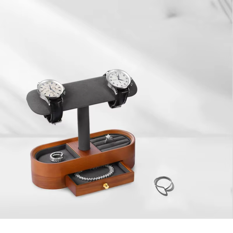 Boîte à bijoux en bois massif de qualité supérieure
