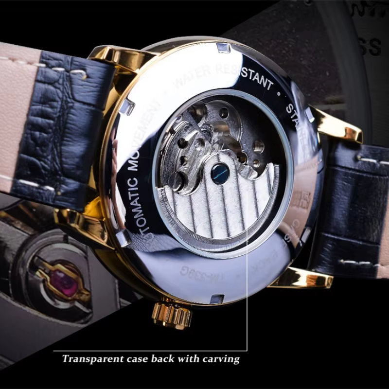 Montre-bracelet mécanique de luxe haut de gamme pour hommes