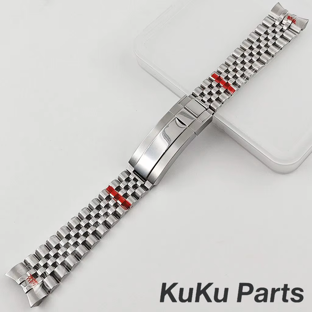 Bracelet présidentiel jubilé en argent de 20MM de largeur
