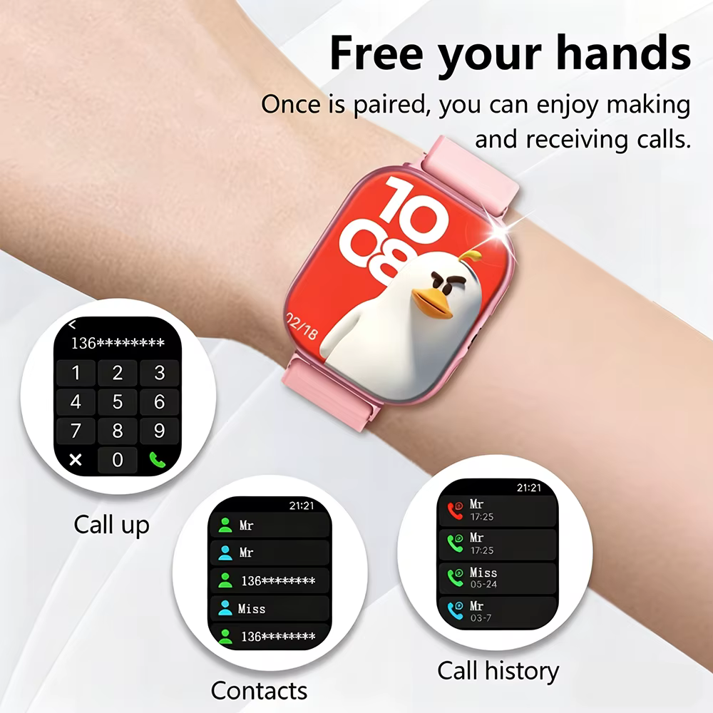 [Compatible avec les smartphones] Montre connectée avec fonction d'appel