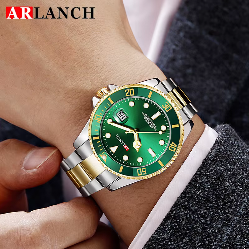 Montre de plongée de luxe de marque ARLANCH pour homme