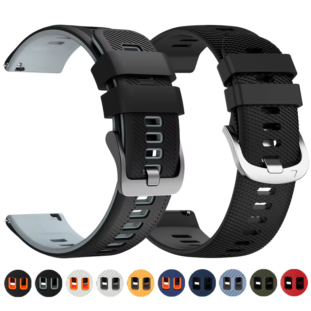 Bracelet de montre en Silicone de remplacement