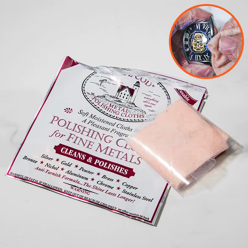 Outils de montre, chiffons de polissage pour métaux fins