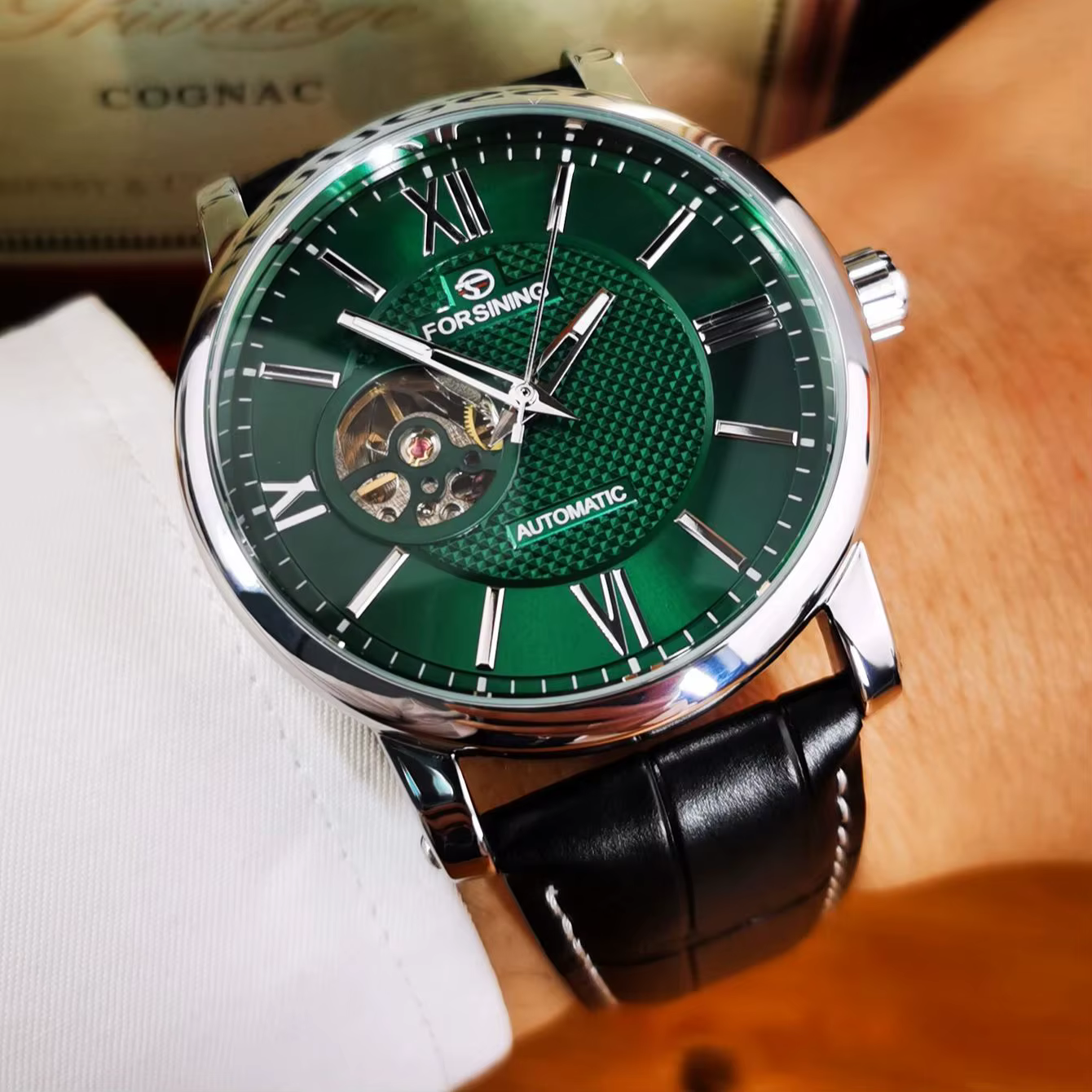 Montre mécanique de mode pour hommes