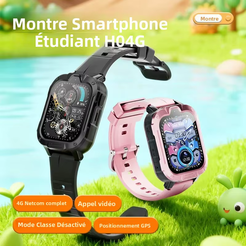 Nouveaux enfants montre intelligente 4G GPS WIFI appel vidéo SOS APP télécharger enfant Smartwatch caméra moniteur