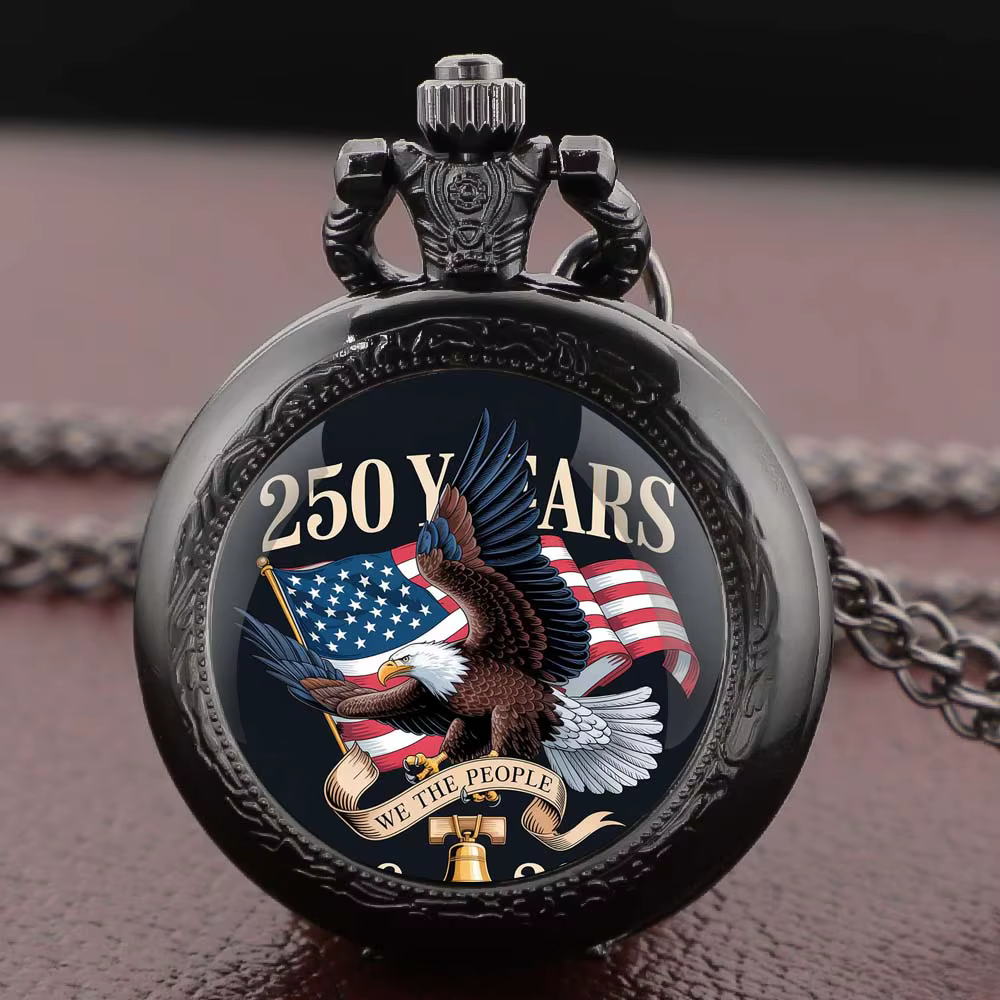 Montres de poche vintage en verre bombé à quartz