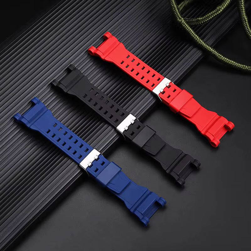B200 rouge bleu noir hommes bracelet pour Casio G-SHOCK montre GR-B200 série étanche résine