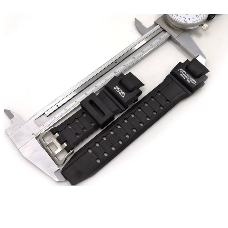 Bracelet de montre électronique sport en plastique avec boucle ardillon en acier inoxydable pour CASIO G Shock GA-1000/1100 G-1400 GW-4000