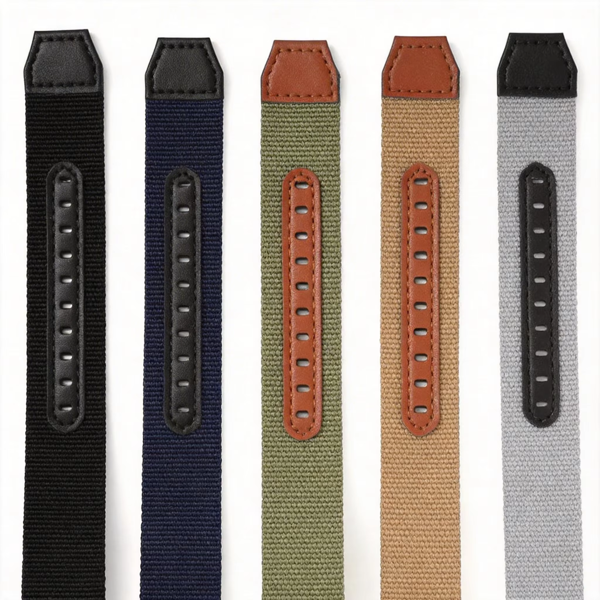 Bracelet de montre NATO en nylon et cuir
