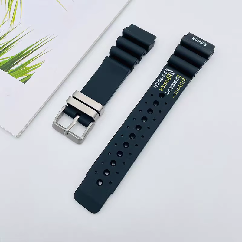 Bracelet de montre en Silicone pour Citizen Promaster