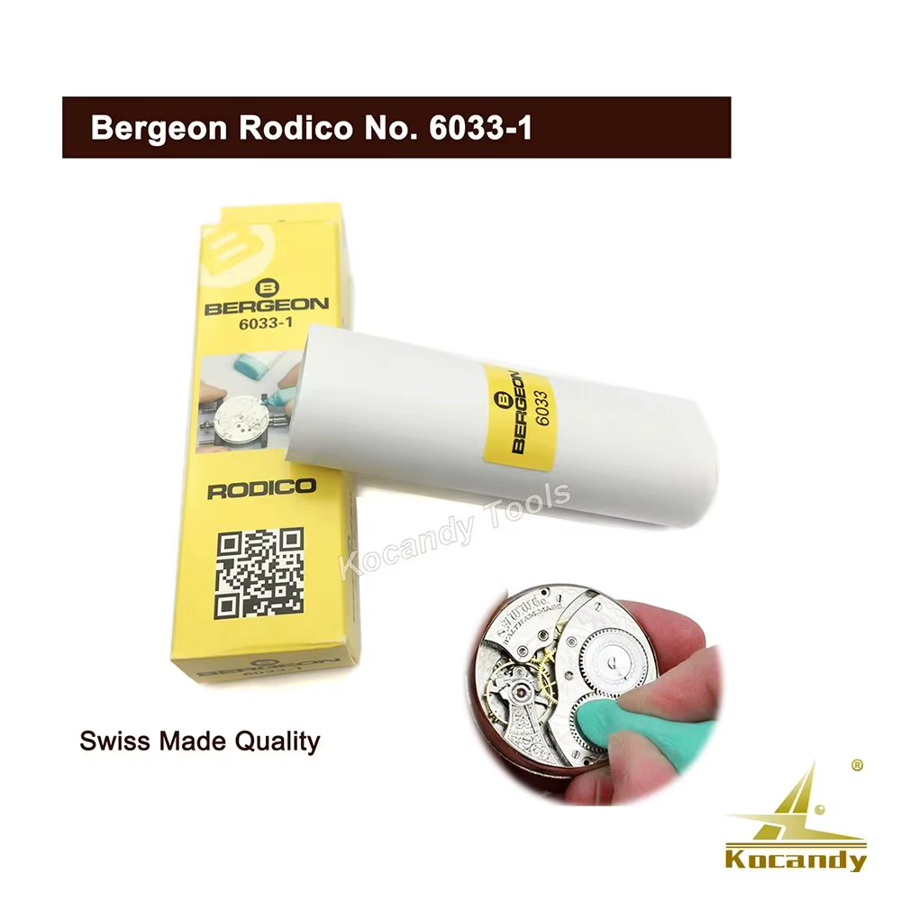 Kit de réparation et de nettoyage de montres avec pâte Rodico et souffleur de poussière – Outils idéaux pour les besoins