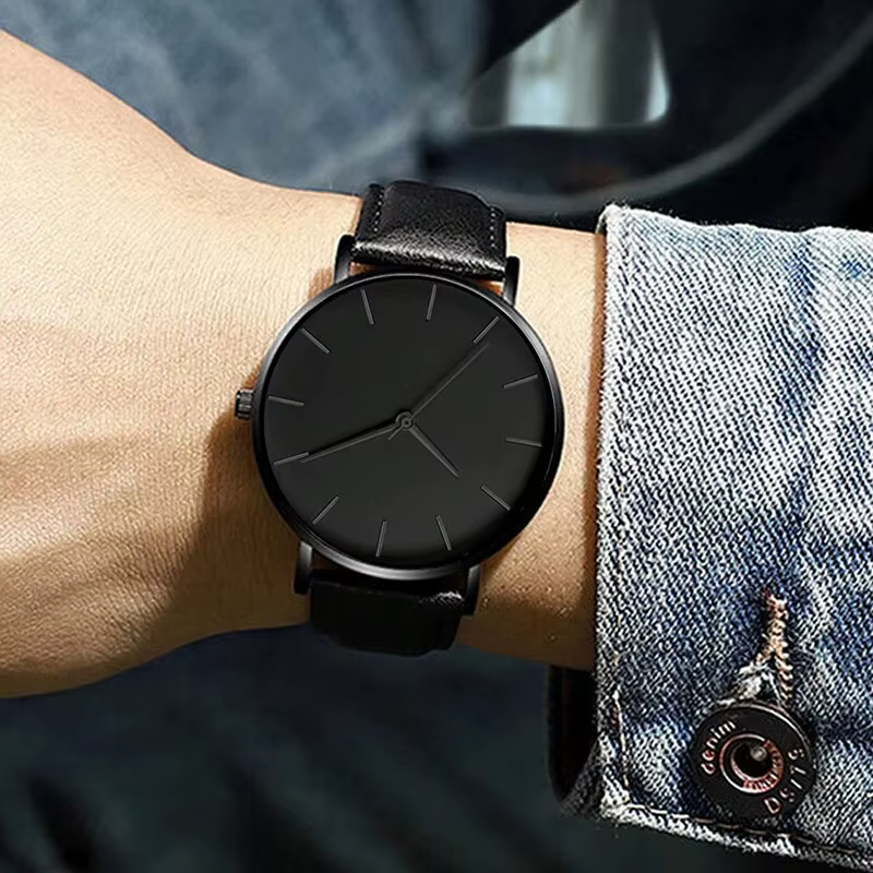 5 pièces ensemble mode hommes montres de sport homme d'affaires Quartz montre-Bracelet de luxe en cuir Bracelet