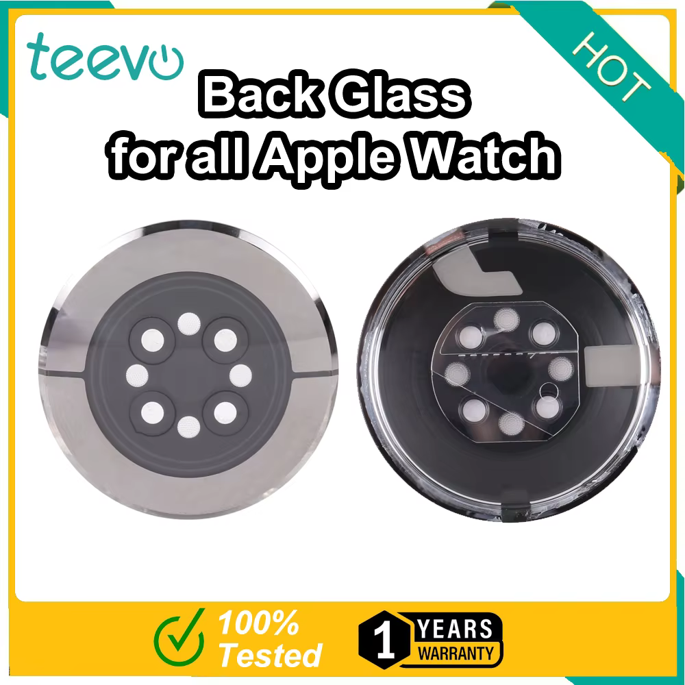 Remplacement de la vitre arrière pour Apple Watch Series 4 / 5 / 6 / 7 / 8 / 9 / 10 / 11 / SE 40mm 41mm 44mm 45mm Pièces de rechange pour réparation