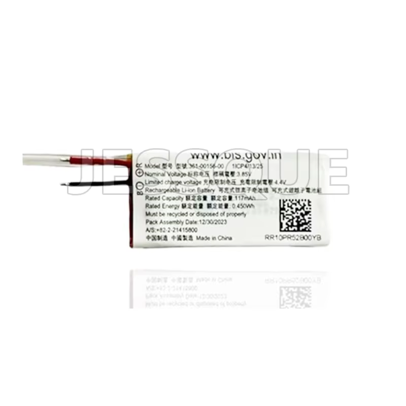 Batterie 3.85V 117mAh 361-00156-00 pour montre-bracelet Garmin Vivosmart 5 T5