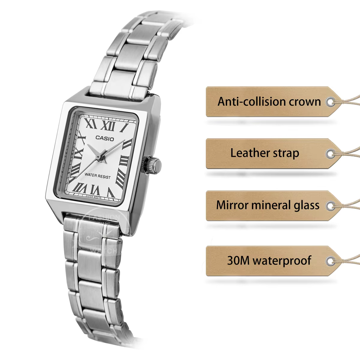 Casio montre pour femmes top marque de luxe ensemble 30 m étanche Quartz dames