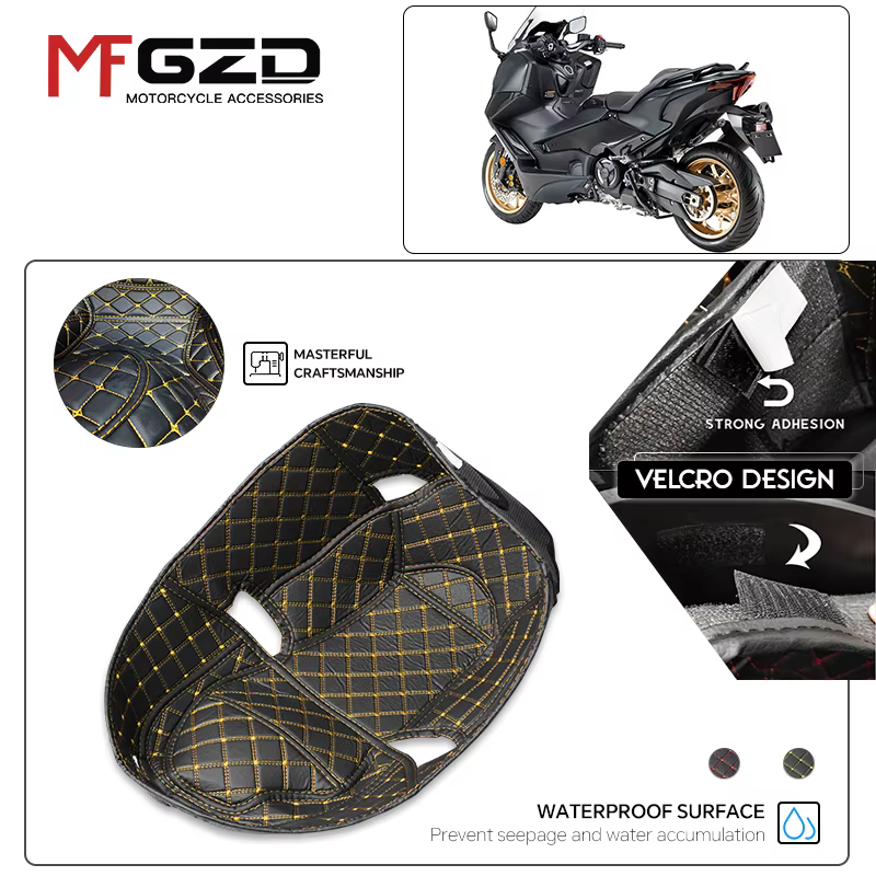 Le plus récent pour TMAX530 TMAX 530 DX SX 2017-2019 accessoires de moto boîte de rangement doublure bagages réservoir couverture siège seau Pad tmax530