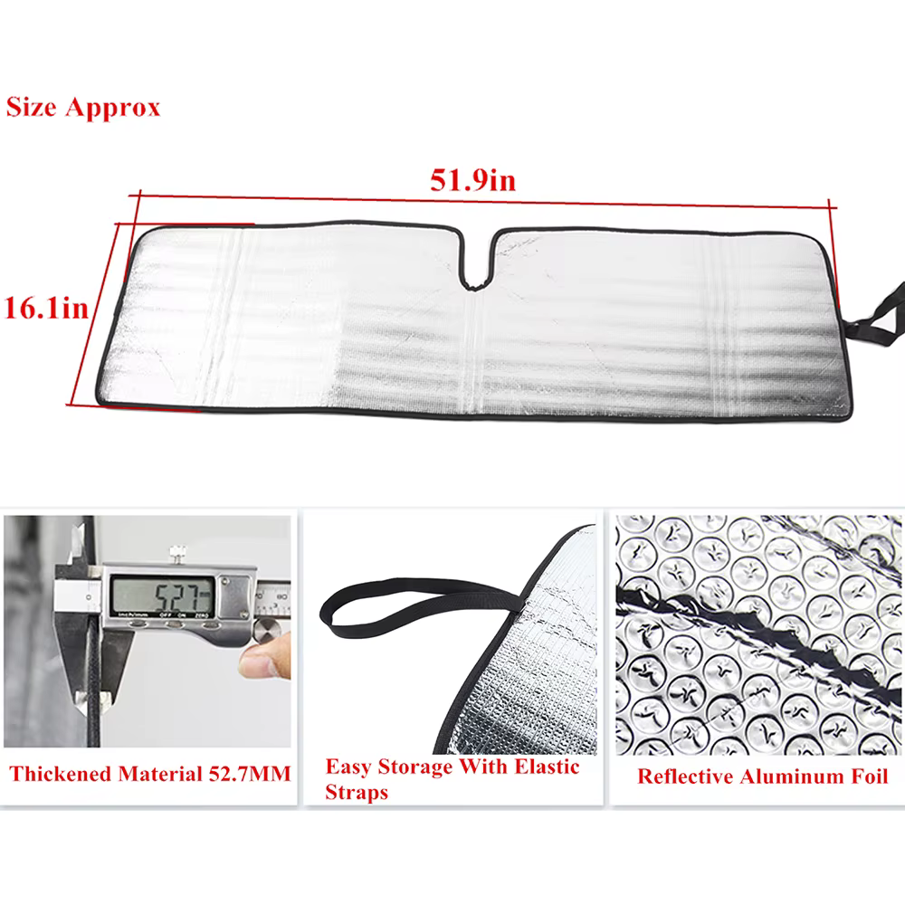 Pare-Soleil Avant Anti-UV pour Jeep Wrangler TJ 1997-2006 JK 2007-2017, Accessoires d'Nikde Voiture