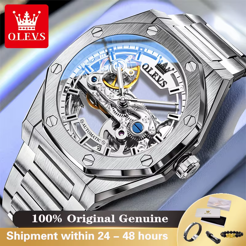 Montre automatique mécanique pour homme OLEVS
