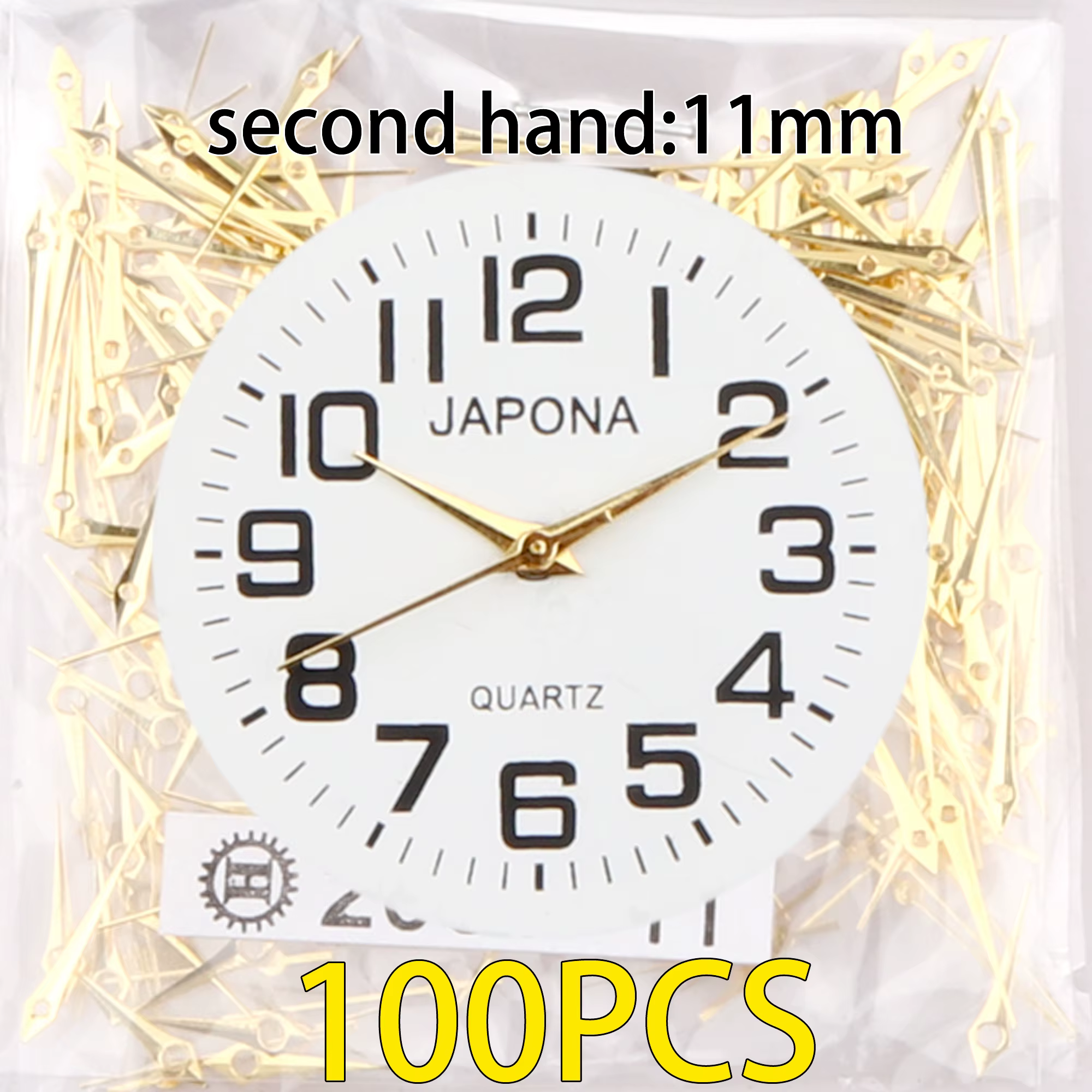 100 ensemble aiguilles de montre