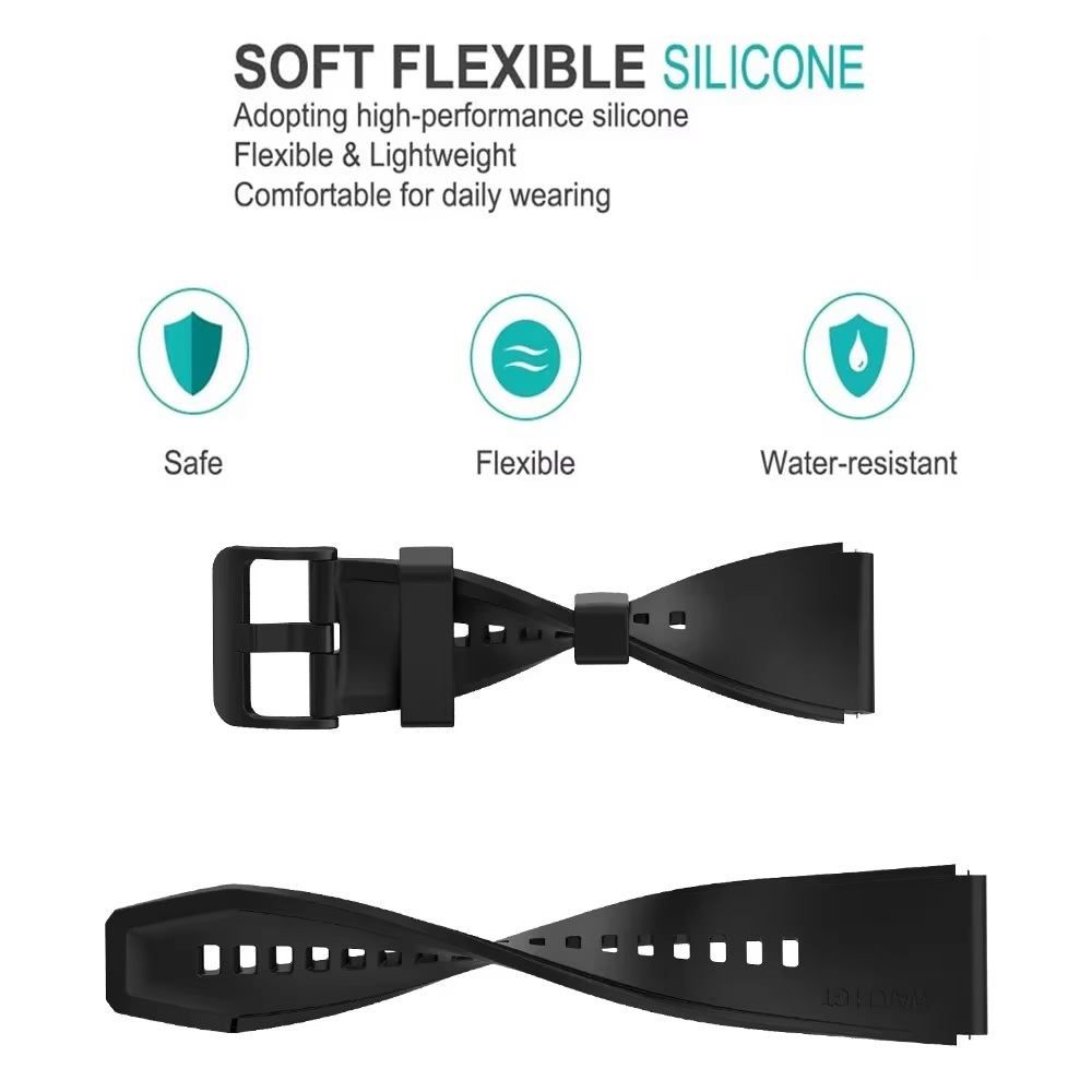 Bracelet en Silicone 22mm 20mm pour Garmin approche S50 S42 S40 S70 42 47mm