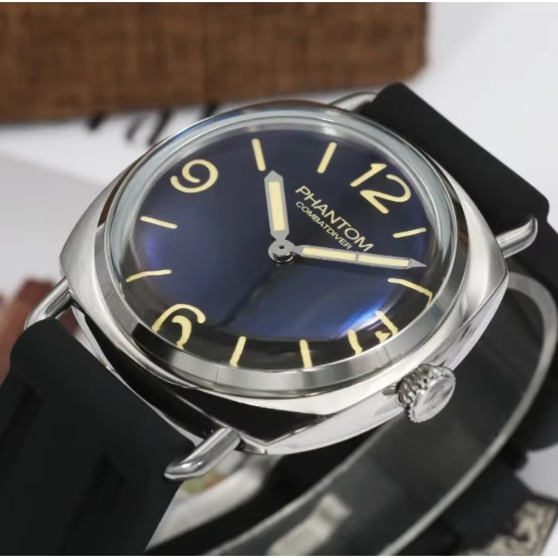 Hommage montres militaires pour Seiko Vh31 cadran stérile Super lumineux 100M dôme étanche Len Vintage