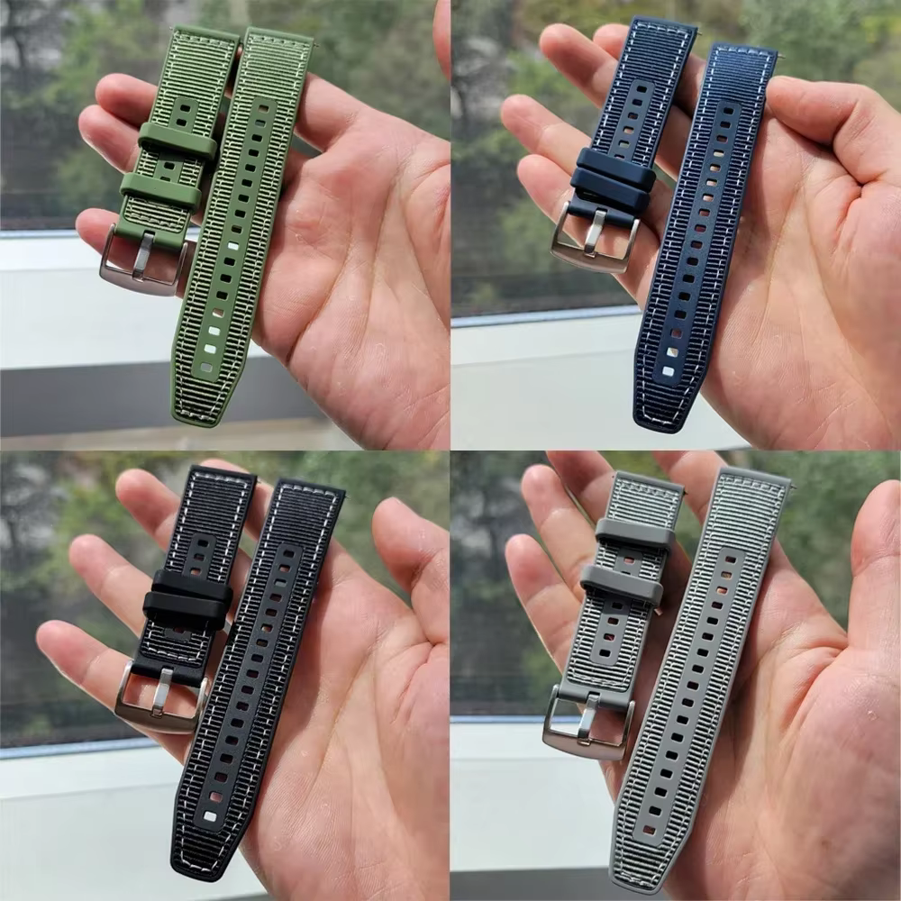 22mm tissé tresse ceinture Bracelet officiel pour Huawei montre GT4 bande