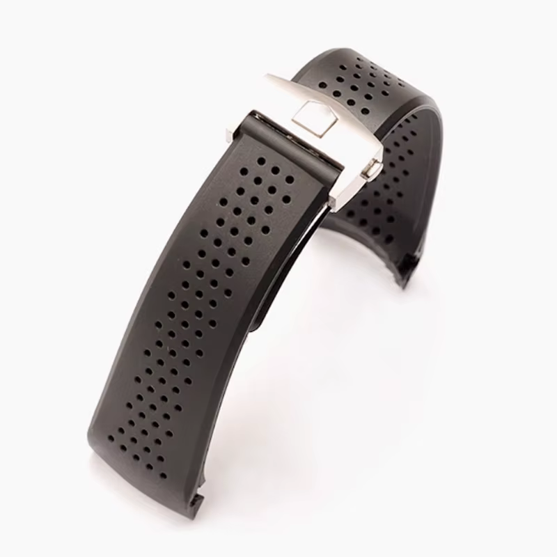 Bracelet de montre en caoutchouc pour TAG HEUER GRAND CARRERA