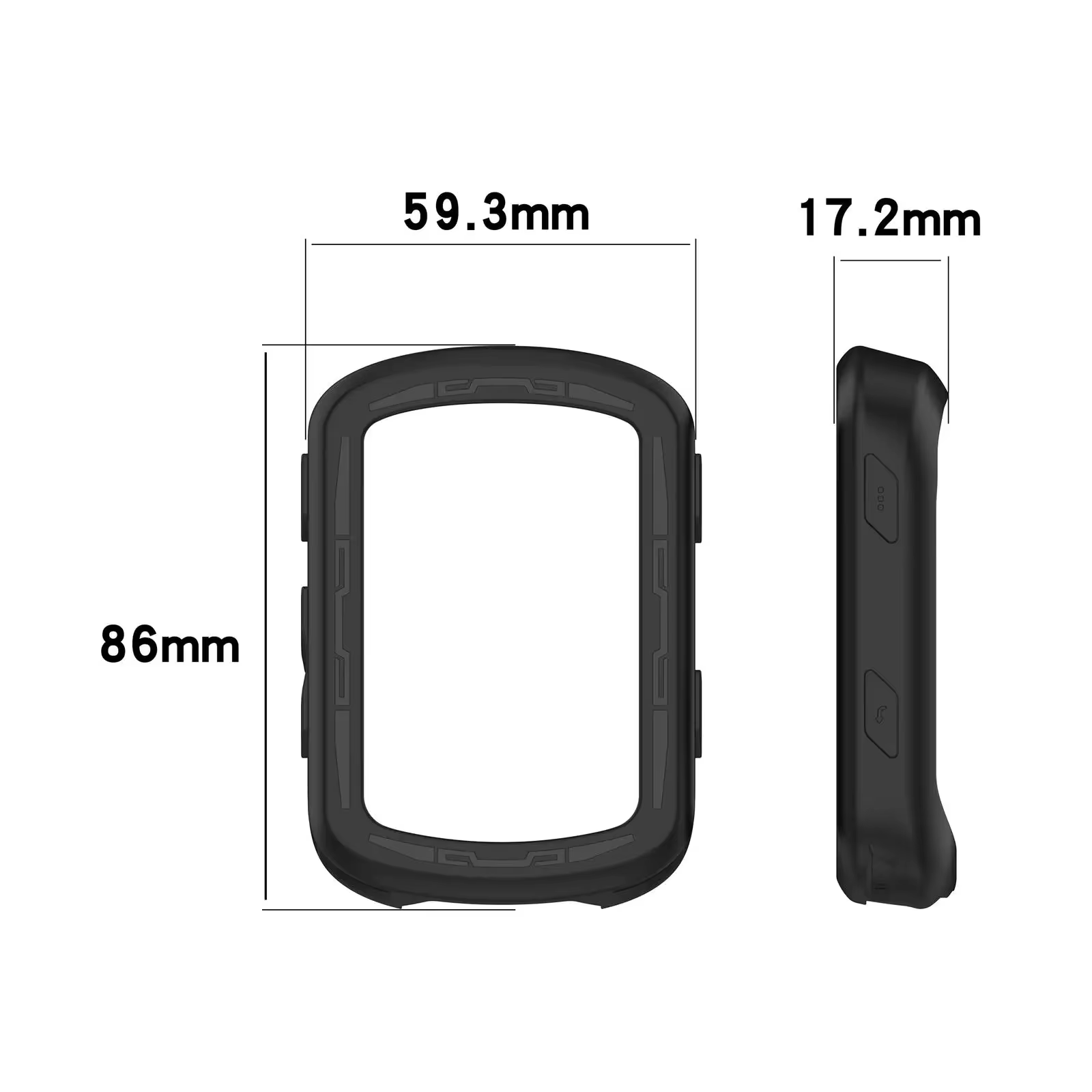 Coque en silicone TPU + 2 pièces en verre trempé pour Garmin Edge 840 540 GPS chronomètre housse de protection 540