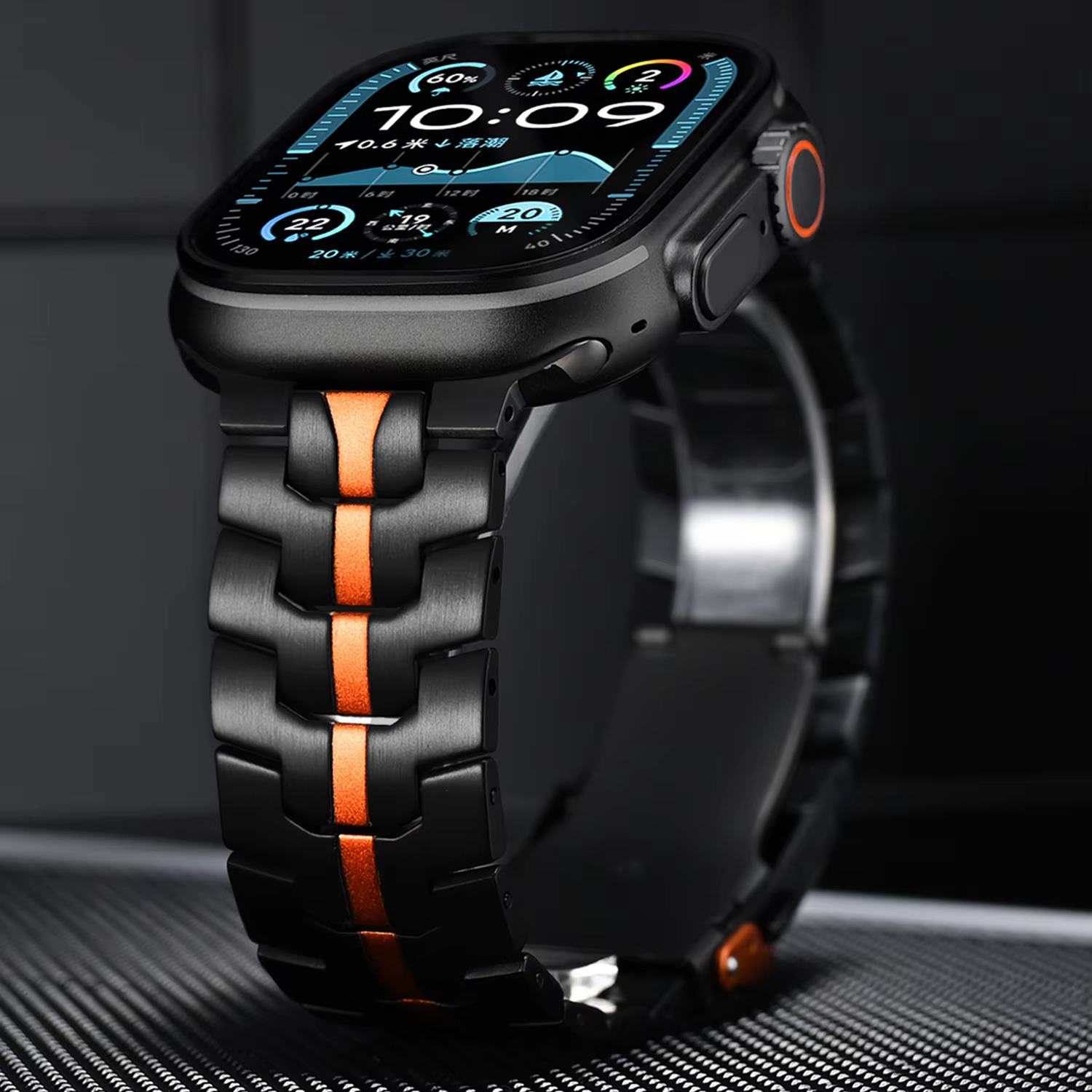 Bracelet couleur titane Ultra 3 2 pour Apple Watch 49mm 46mm 45mm 44mm 42mm