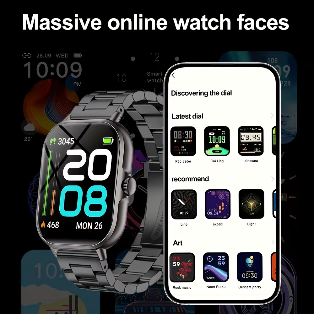 Montre connectée, écran tactile de 2