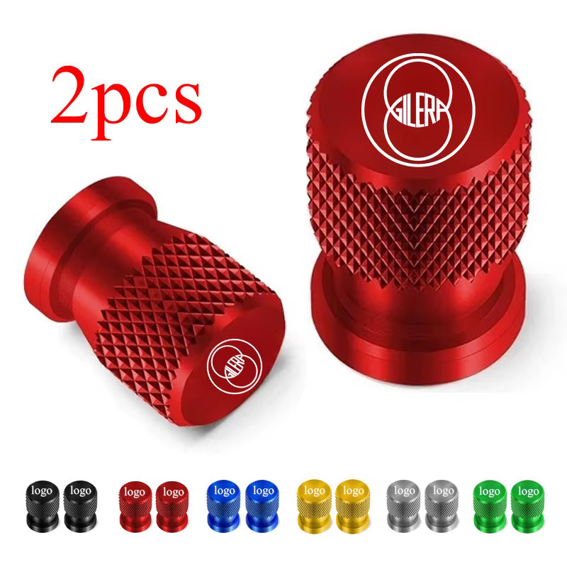 Bouchons de Valve de pneu de roue de moto, 2 pièces, pour Gilera GP800 Gp 800 Fuoco Nexus 500 Runner 50 125 200