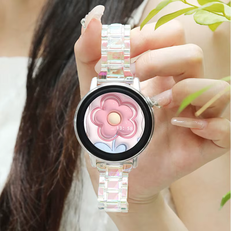 Bracelet femme pour Samsung Galaxy Watch 7 6 5 4 40/44mm 5Pro 45mm