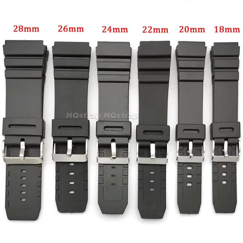 Bracelet en silicone pour mol 18mm 20mm 22mm 24mm 26mm 28mm