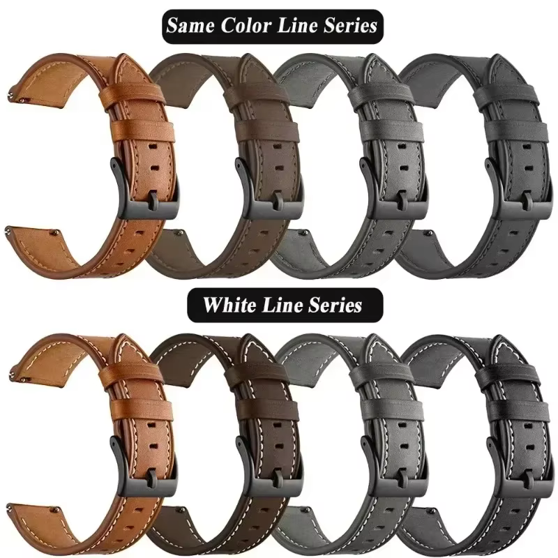 Bracelet de montre en cuir 22mm pour Xiaomi Mi Watch 2