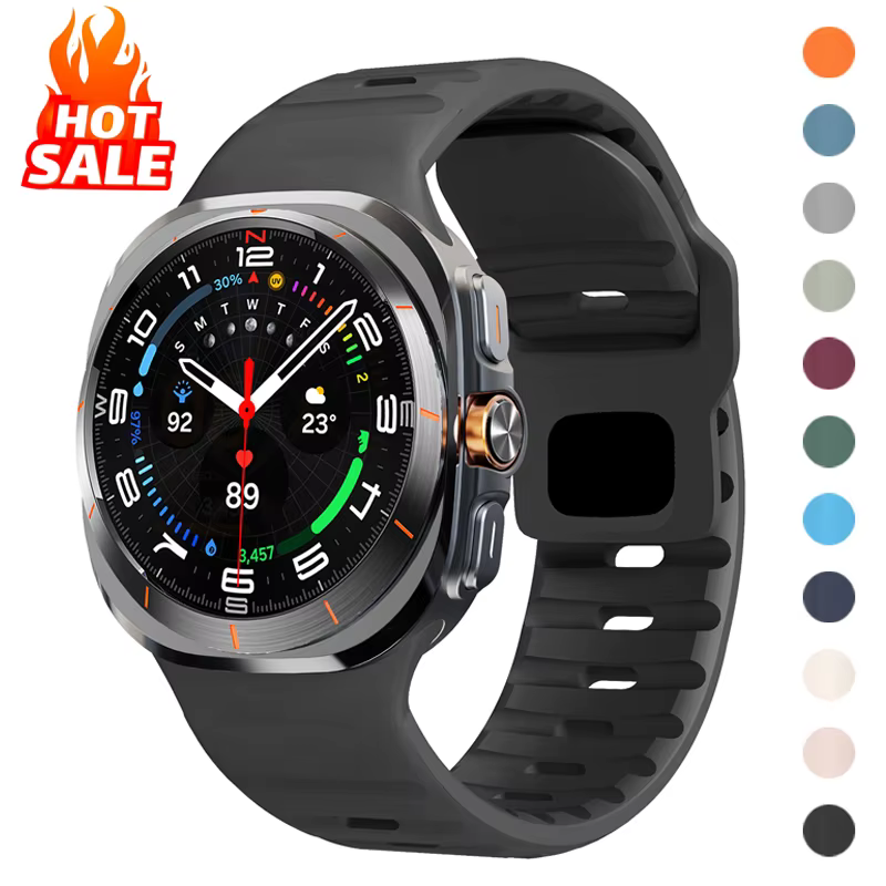 Galaxy montre Ultra Bracelet Sport Silicone accessoires correa Bracelet pour Samsung Galaxy montre 7 ultra bande 47mm Bracelet de montre intelligent