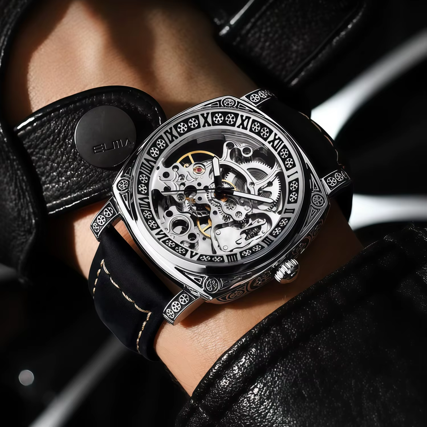 Montre mécanique automatique de luxe pour homme BINBOND