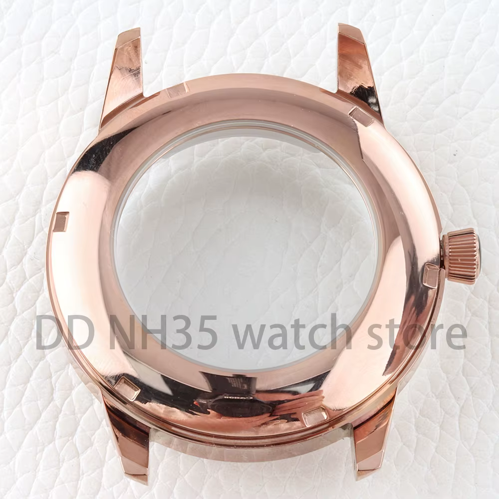 Boîtier de montre en verre arqué 40mm Nh35