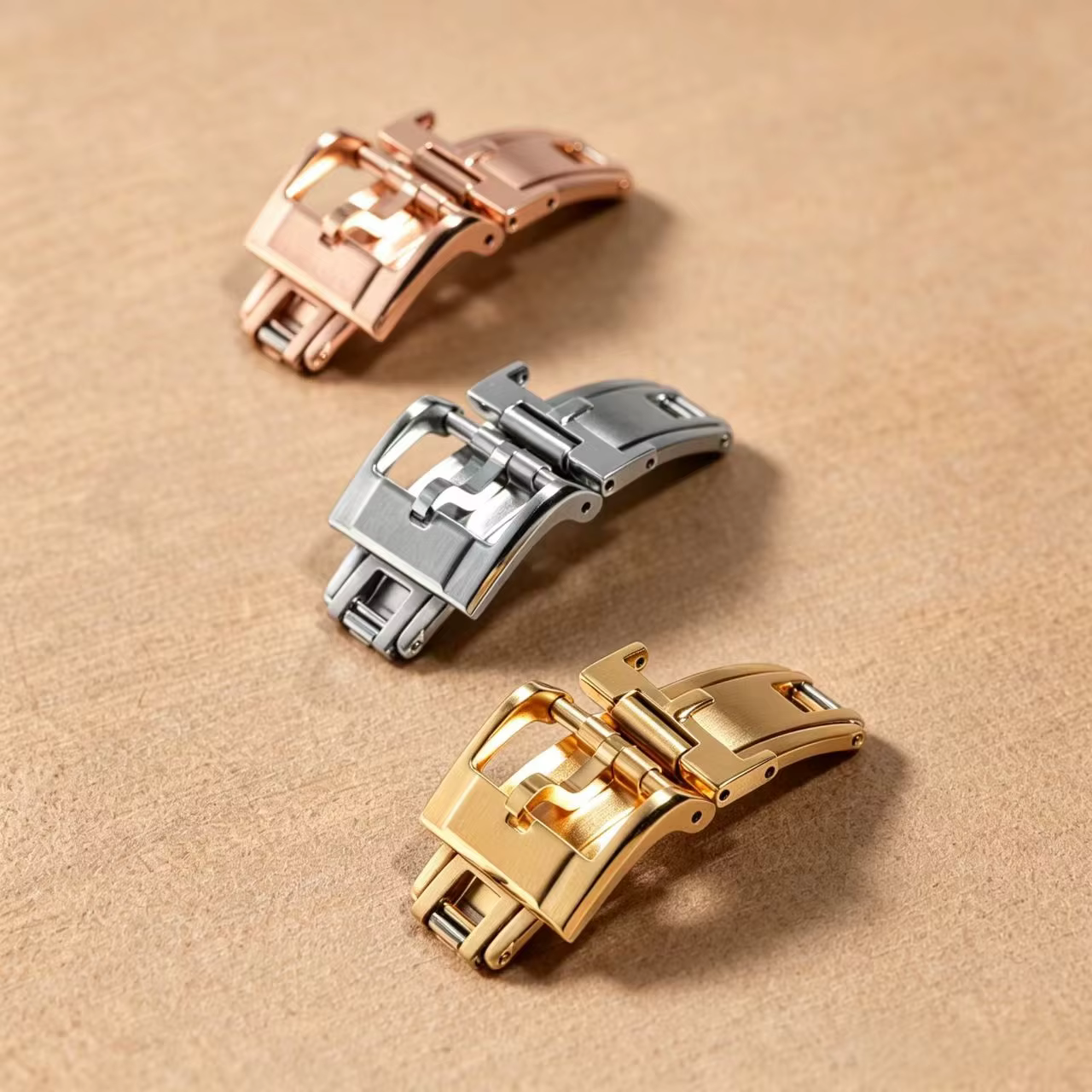 Boucle de montre Deployant pour bracelet de montre traditionnel