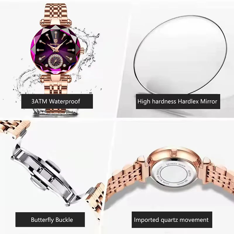 Montre de luxe POEDAGAR pour femmes