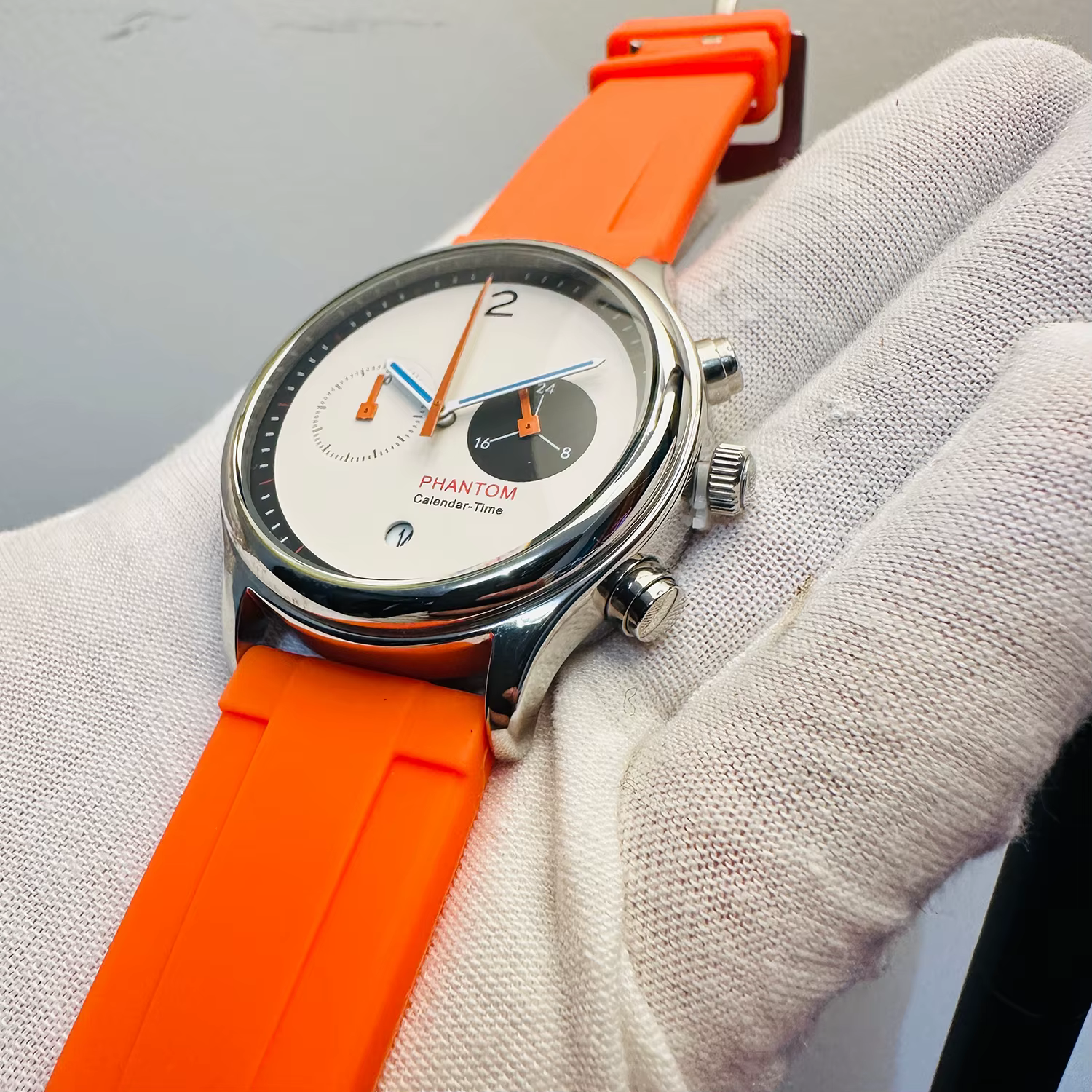 Montre pour homme PHANTOM Sport Chrono - Acier inoxydable résistant aux rayures