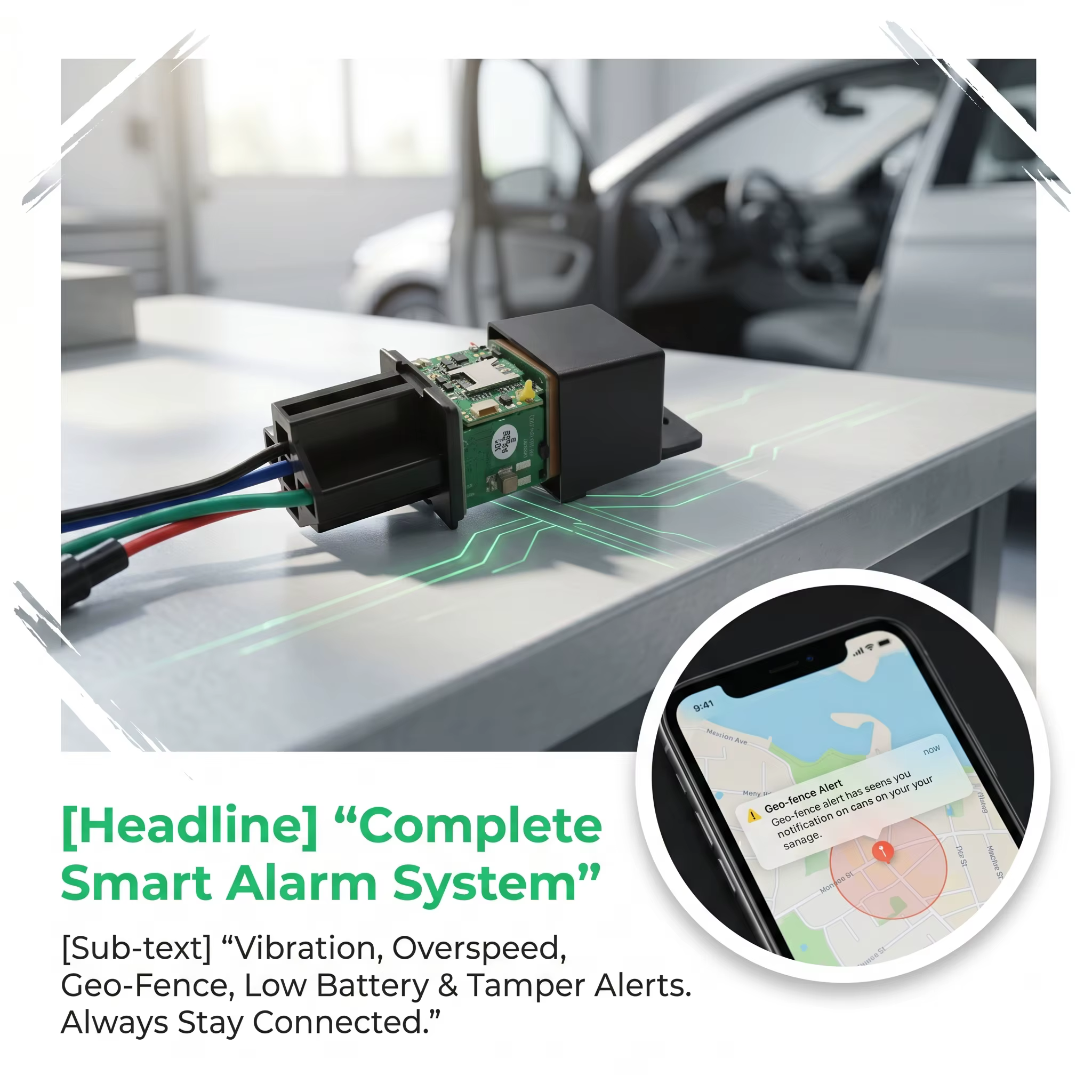Traceur GPS 4G LTE pour voiture avec application gratuite, suivi en temps réel, détection ACC, coupure à distance du carburant et de l'alimentation pour camions, motos et gestion de flotte