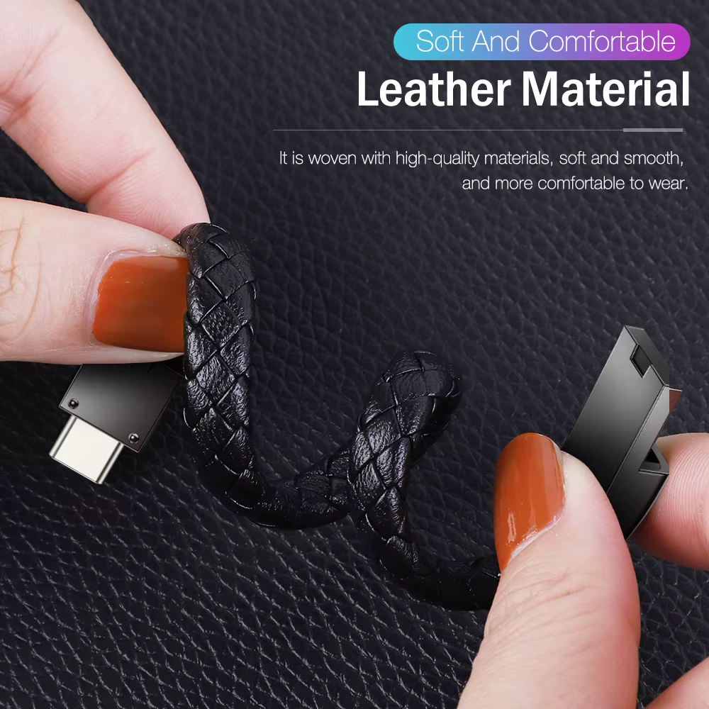 Câble de charge USB en forme de bracelet