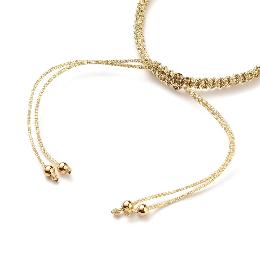 Kit de bracelets en cordon tressé en polyester réglable PandaHall