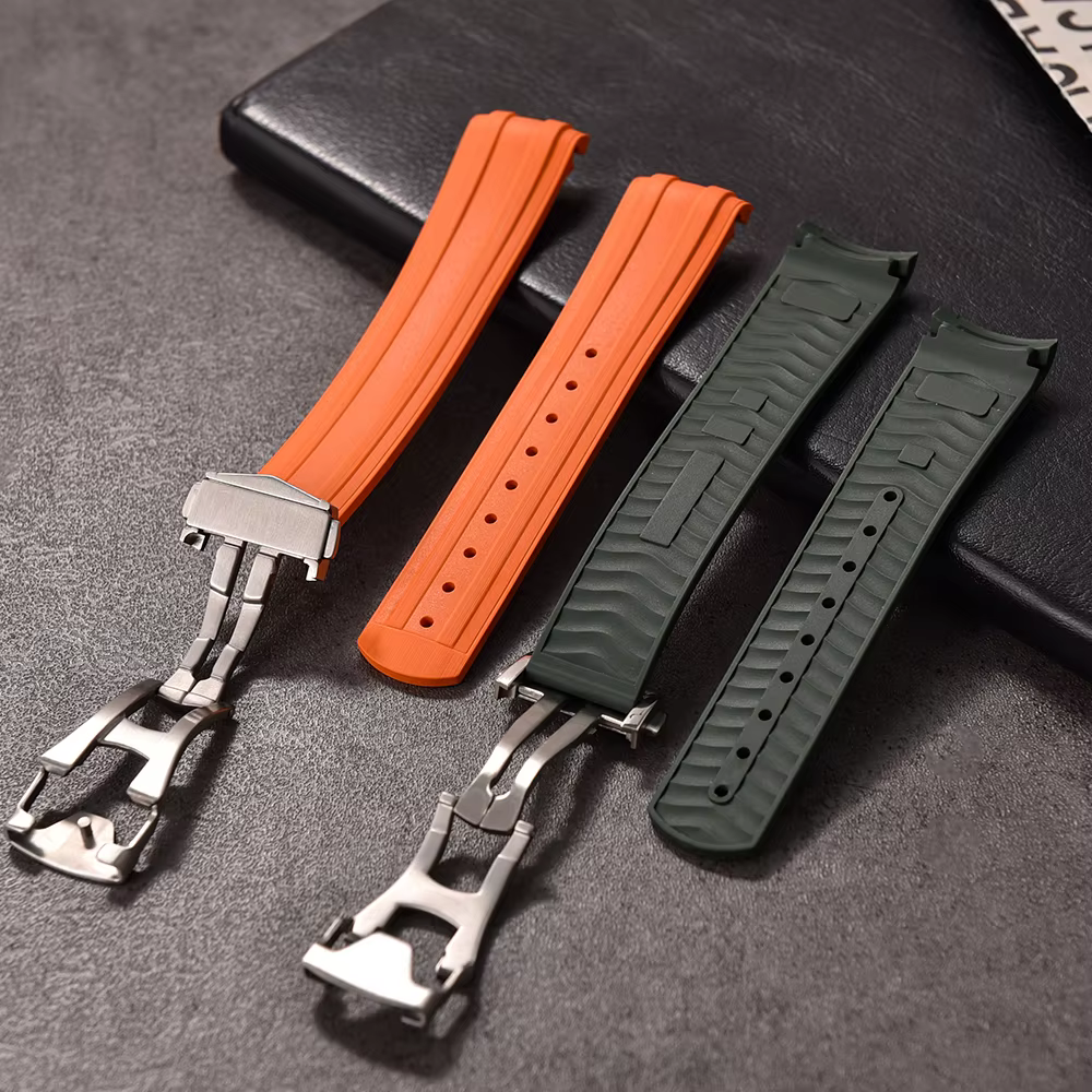 Bracelets de montre incurvés de remplacement de qualité supérieure pour Ocean Omega Seamaster 300