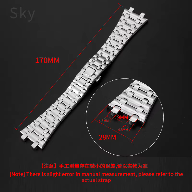 Bracelet de montre pour Audemars Piguet Royal Oak Offshore Series AP15400 15407ST