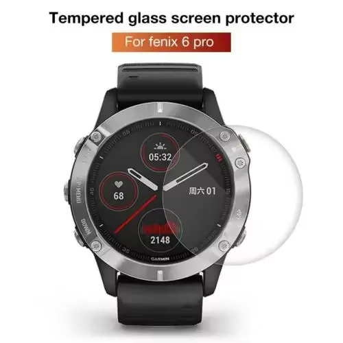 Film de protection d'écran en verre pour montre intelligente Garmin Fenix