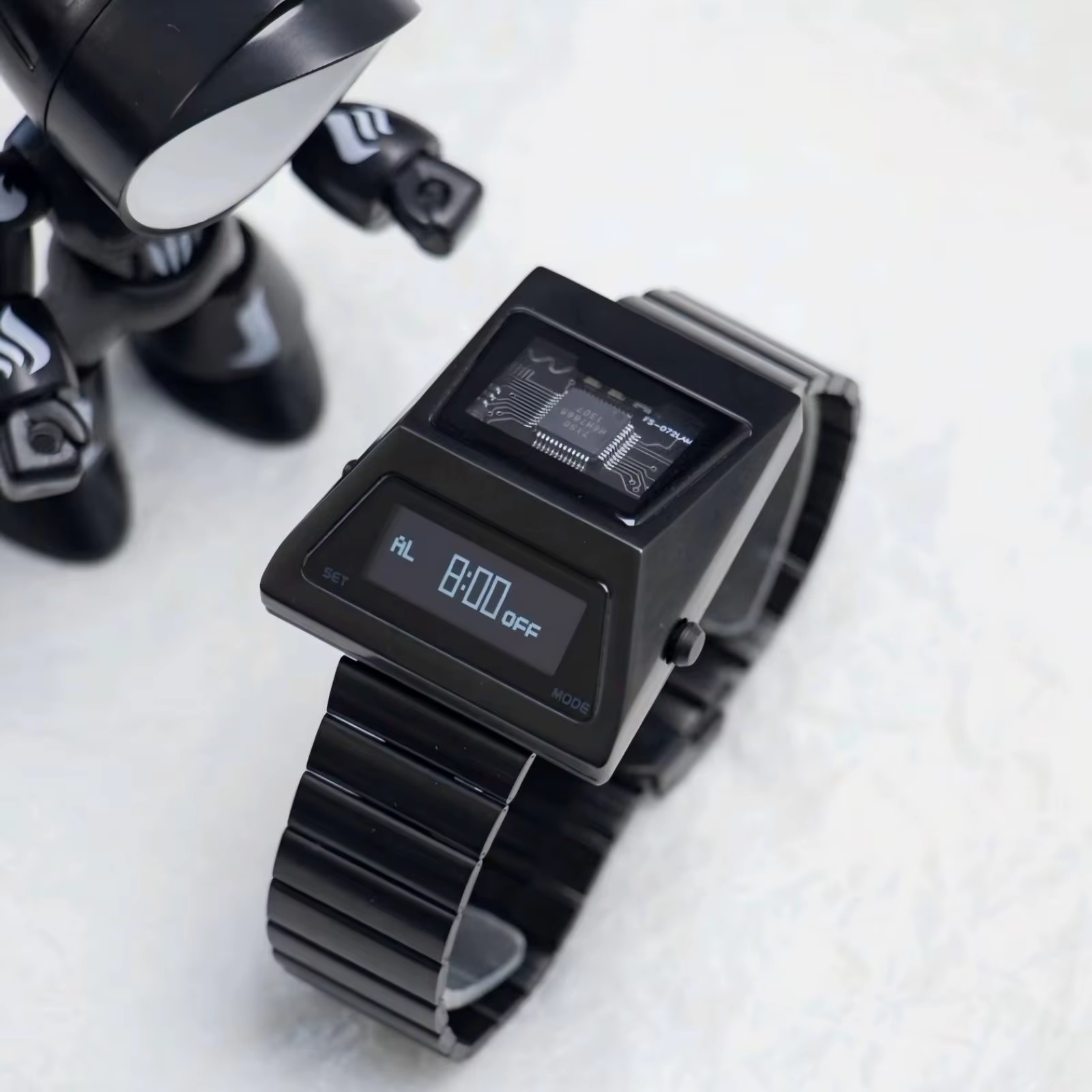 Montre pour homme BENLYDESIGN Computron avec écran OLED
