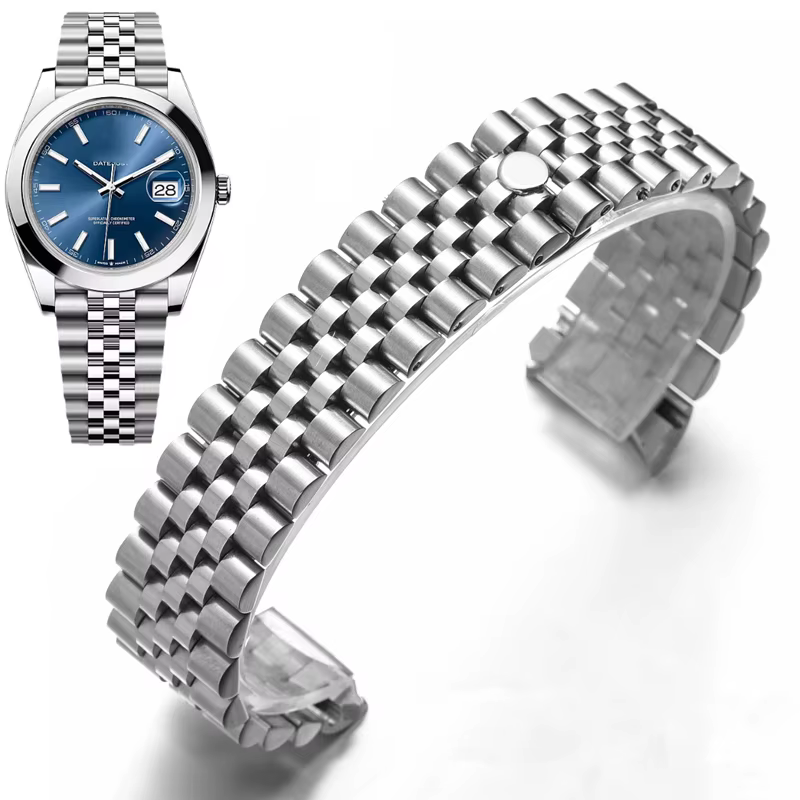 Bracelet solide présidentiel 20MM pour boîtier de montre Rolex Sub Log NH36 NH35