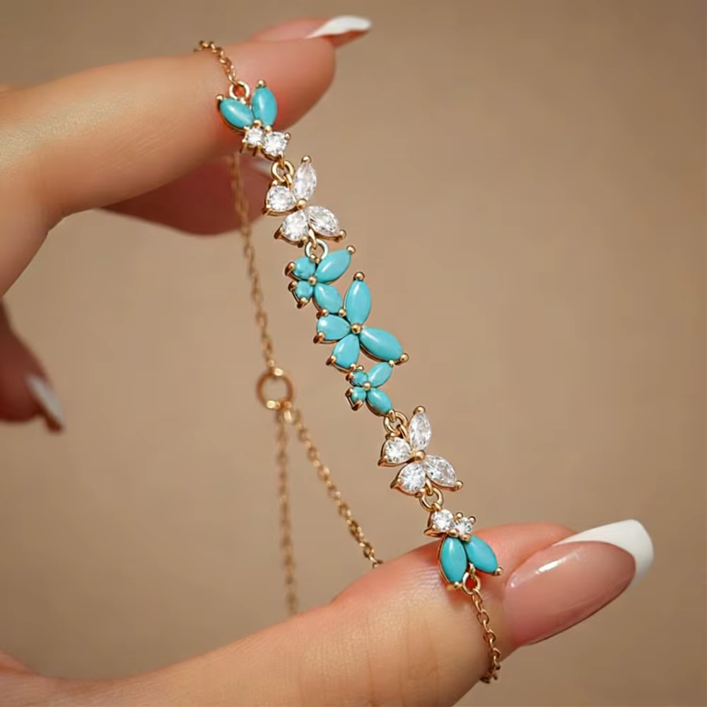 Bracelet élégant en zircon