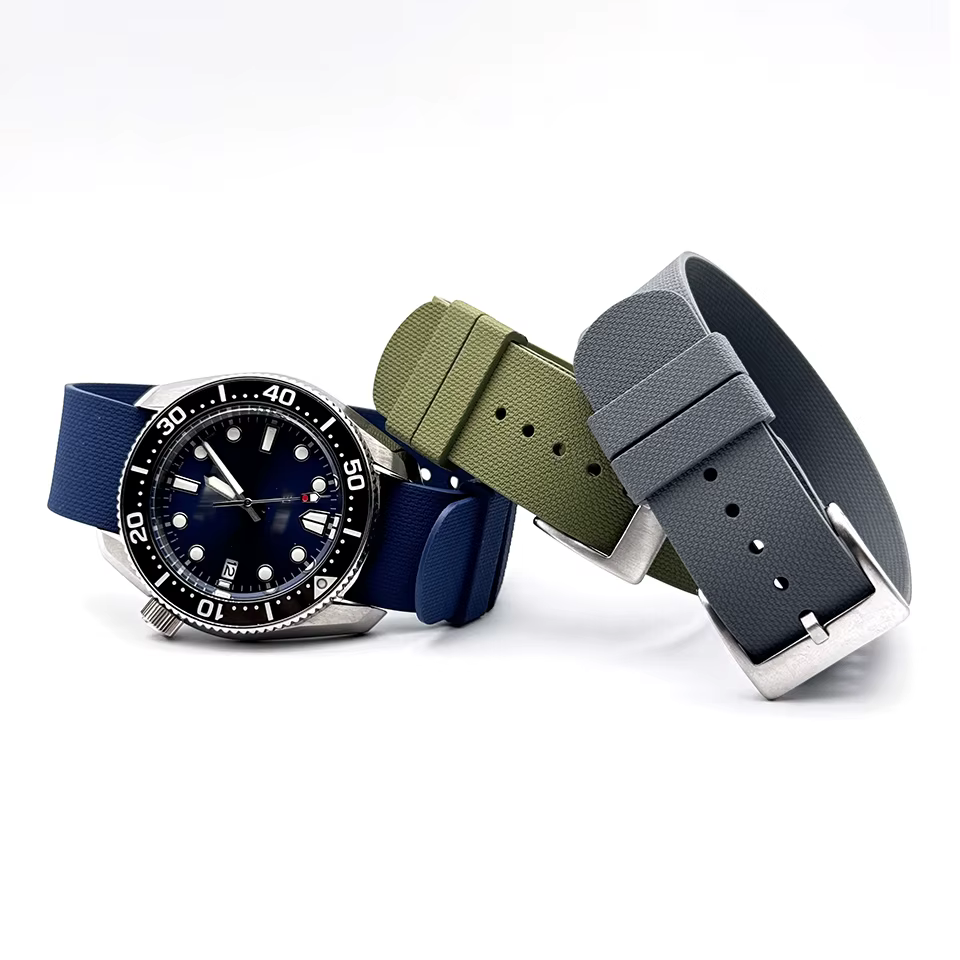 Nouveau bracelet de montre sport en caoutchouc FKM